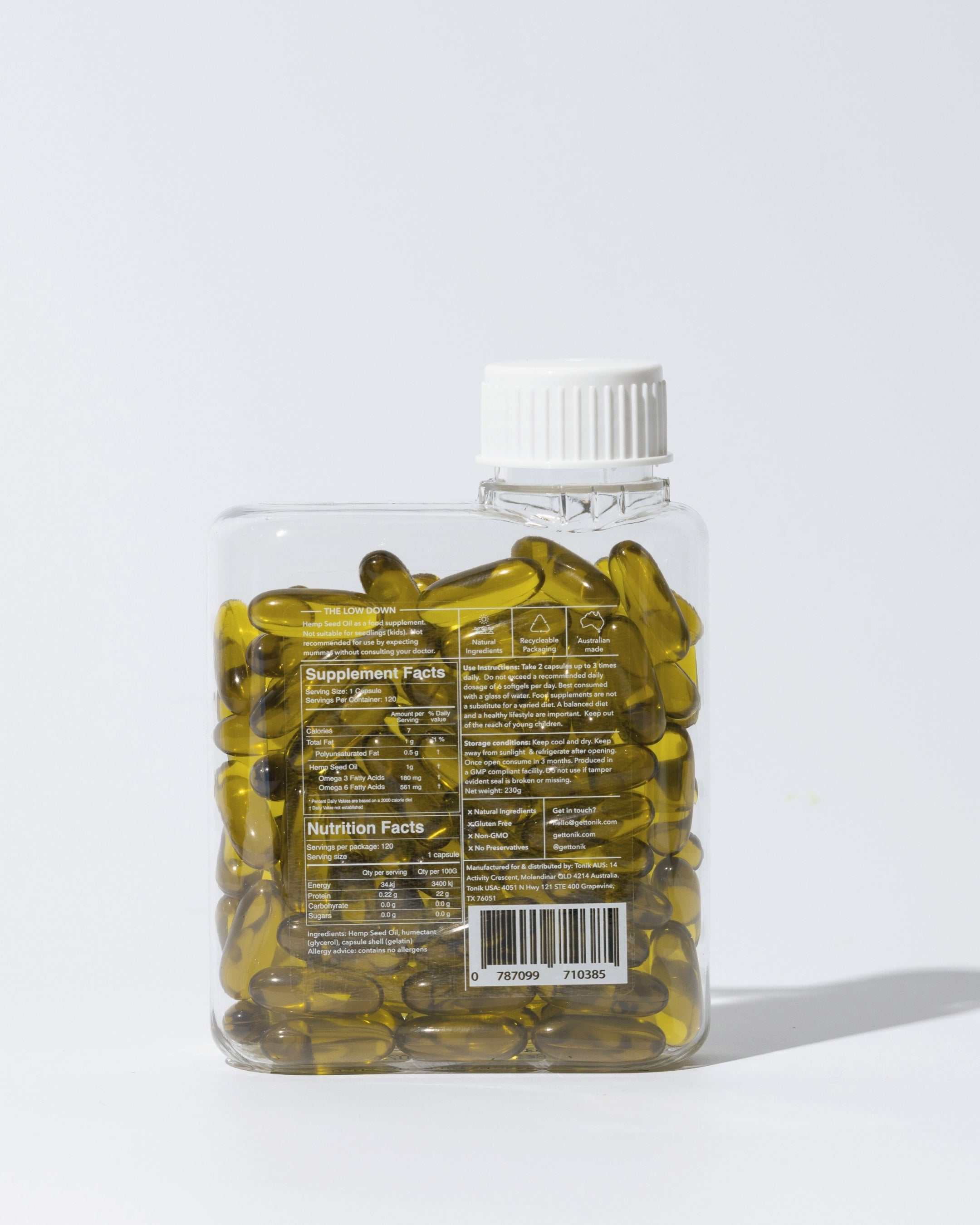 Hemp Seed Oil Capsules