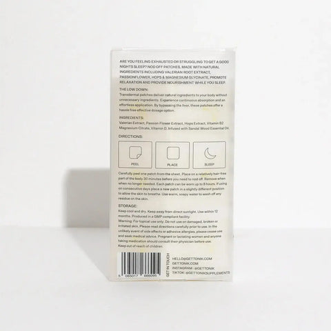 Nod Off  | Sleep & Relaxation Transdermal Patch Tonik